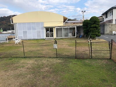 安芸郡坂町にあるレストランカリブのドッグラン